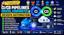 setup ci cd pipelines, docker, kubernetes and devops automation