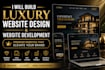 build a luxury website design