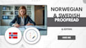 proofread and edit your norwegian content professionally