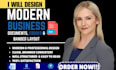 design modern business documents, ebooks and branded layouts