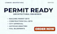 building permit architectural drawings