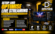 setup streaming server, obs studio, rtmp, ffmpeg and m3u8 live system