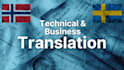 translate technical and business documents into norwegian