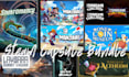 create steam capsule cover art steam capsule bundle, header banner 2d game art