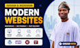 design responsive wordpress website on hostinger, bluehost, godaddy or wix