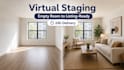 virtually stage your empty room photo for real estate or airbnb