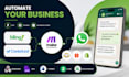 automate bling erp conta azul whatsapp workflows using make com