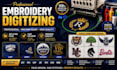 create professional embroidery digitizing design for embroidery machine