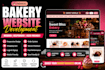design a professional bakery and cafe website