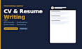 write and format a professional CV or resume in english