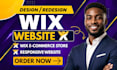 redesign wix design edit update wix ecommerce website build wix redesign wix