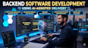 do backend software development and UI development
