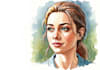 draw outstanding watercolor portrait
