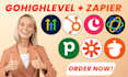 integrate close capsule pipedrive nutshell copper zapier gohighlevel hubspot crm