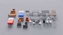 do custom low poly props in blender