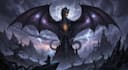 dark fantasy art with unique, intricate details