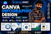 design professional canva infographics presentations and business pdfs