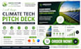 design climate tech startup pitch deck renewable energy deck solar projects deck