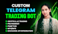 make custom telegram trading bot