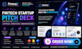 design fintech startup pitch deck crypto deck blockchain fundraising pitch deck