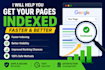 provide fast google URL indexing service HTML, PDF, websites