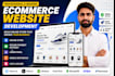 create a professional ecommerce website with admin panel and payment gate