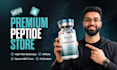 build a high converting shopify or woocommerce peptide store