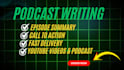 write SEO podcast show notes
