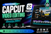 do professional capcut video editing with engaging captions