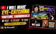 make 4 custom yt thumbnails in 24 hours