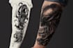 cute anime tattoo design