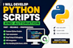 develop custom python scripts and automation