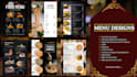 create best menu design, restaurant menu, digital and cafe menu design