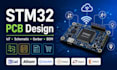 stm32 embedded pcb design, iot sensor circuit, schematic, gerber and bom