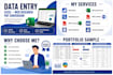 do accurate data entry, excel, web research, and copy paste at a very low price