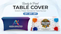 design professional table cover stretch throw and cloth runner