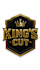 create modern king crown barber logo design