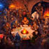 draw group party character art, dnd party