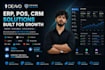 develop erp pos crm accounting odoo oracle salesforce software development