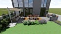 design your residential garden with 2d plan and 3d visuals