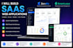 develop your saas startup idea into a complete web application