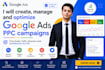 develop and manage google ads campaigns
