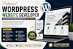 create a professional word press website for your business