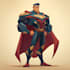 superhero character for comics