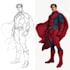 superhero character for comics