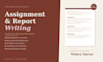 write a professional assignment report or academic documents