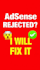 fix adsense rejection and get monetization approval