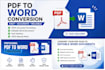 convert PDF to word document