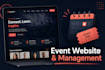 design your event website and event management system
