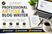 write engaging articles, blog posts, and website content